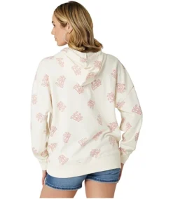 Wrangler Women's Retro All Over Print Hoodie Sweatshirt