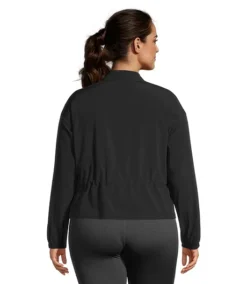 Columbia Women's Boundless Beauty Omni-Shield Lightweight Full Zip Jacket - Plus Size -Clothing Store 401827 2032692 PROD 2 BLACK