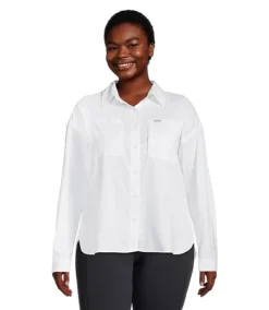 Columbia Women's Silver Ridge Omni-Shade Long Sleeve Shirt - Plus Size