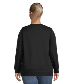 Columbia Women's Trek Graphic Crewneck Sweatshirt - Plus Size -Clothing Store 402812 1959863 015 PROD 2 BLACK