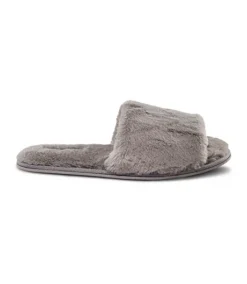 Women's Faux Fur Slide Slippers -Clothing Store 403666 6DULSHS3 239355 PROD 2 GREY