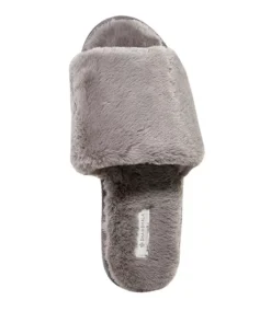Women's Faux Fur Slide Slippers -Clothing Store 403666 6DULSHS3 239355 PROD 3 GREY