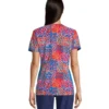 Women's V-Neck Kangaroo Pocket Printed Scrub Top -Clothing Store 403712 3FLBSLS23725ANS PROD 2 MULTI