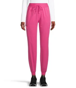 Women's High Waist Cargo Jogger Scrub Pants 7 Women's High Waist Cargo Jogger Scrub Pants -Clothing Store 403722 3FLDSLS23ABIAPF PROD 1 PINK