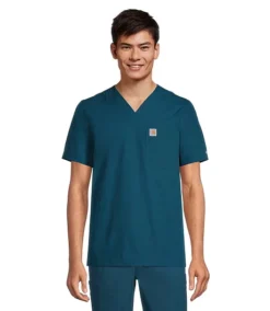 Carhartt Men's Core V-Neck Rugged Flex Scrub Top 7 Carhartt Men's Core V-Neck Rugged Flex Scrub Top -Clothing Store 403918 C16113CARI PROD 1 CARIBB