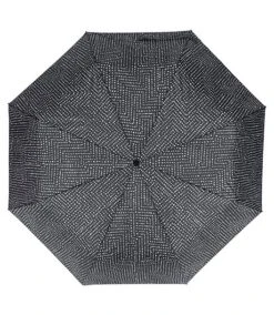 Auto Open Close Blue Dot Umbrella - 41 Inch