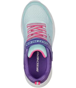 Skechers Girls' Jumpstart Sweet Swirl Shoes - Purple/Turquoise -Clothing Store 404391 302474L PRTQ PROD 3 PURTEA