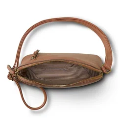 Women's Front Zip Crossbody Bag With Adjustable Strap 9 Women's Front Zip Crossbody Bag With Adjustable Strap -Clothing Store 404524 6DUGDHS3 67957C PROD 3 COGNAC