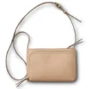 Women's Crossbody Purse With Zippered Compartment And Removable Strap