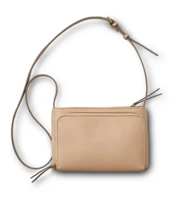 Women's Crossbody Purse With Zippered Compartment And Removable Strap