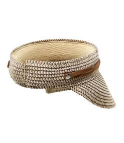Women's Straw Visor -Clothing Store 405299 6DUMDHS23 E4702 PROD 2 NATRL