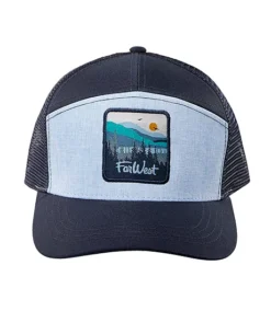 Men's Patch Mesh Back Ball Cap -Clothing Store 405387 6CTDFWSB23 525 PROD 3 BLUE