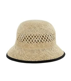 Women's Straw Bucket Hat -Clothing Store 405404 6DUMDHS23 HG228 PROD 3 NATRL