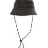 Men's Reversible Printed To Solid Bucket Hat With Adjustable Chin Strap -Clothing Store 405746 6CTDFWSB23 357 PROD 3 BLACK