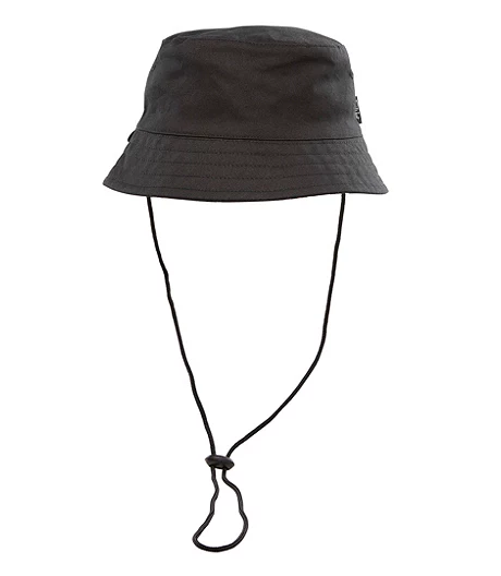 Men's Reversible Printed To Solid Bucket Hat With Adjustable Chin Strap 3 Men's Reversible Printed To Solid Bucket Hat With Adjustable Chin Strap