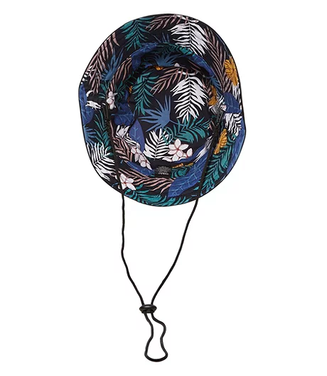 Men's Reversible Printed To Solid Bucket Hat With Adjustable Chin Strap 4 Men's Reversible Printed To Solid Bucket Hat With Adjustable Chin Strap - Image 2