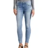 Women's Curvy Elyse Mid Rise Skinny Jeans