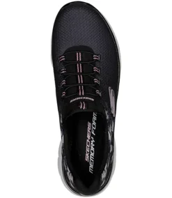 Skechers Women's Summits Floral Bungee Slip On Shoes -Clothing Store 406355 149935 BKMT PROD 3 BKWTPK