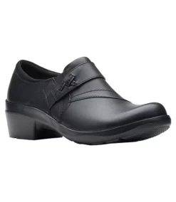 Clarks Women's Angie Pearl Leather Slip On Shoes - Black 8 Clarks Women's Angie Pearl Leather Slip On Shoes - Black -Clothing Store 406361 26164068 PROD 1 BLACK