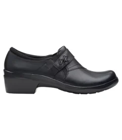 Clarks Women's Angie Pearl Leather Slip On Shoes - Black 9 Clarks Women's Angie Pearl Leather Slip On Shoes - Black -Clothing Store 406361 26164068 PROD 2 BLACK