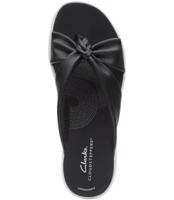 Clarks Women's Drift Ave Thong Sandals - Black White -Clothing Store 406470 26165119 PROD 3 BLKWHT