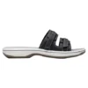 Clarks Women's Breeze Piper Slides - Black White -Clothing Store 406471 26170803 PROD 2 BLKWHT