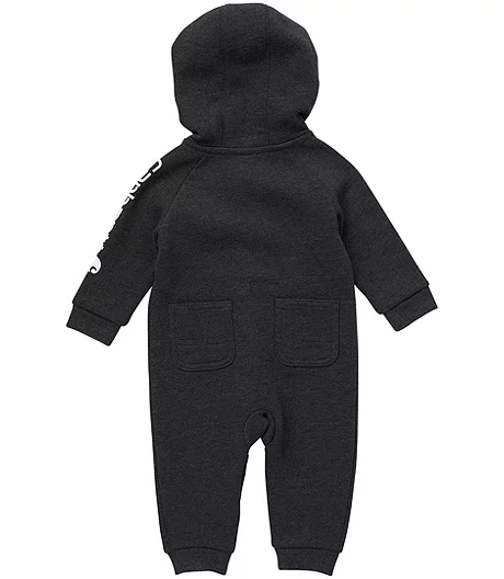 Carhartt Baby Boys' Zip Front Hooded Coveralls 4 Carhartt Baby Boys' Zip Front Hooded Coveralls - Image 2