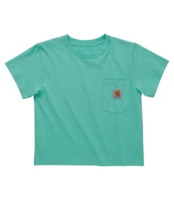 Carhartt Youth Girls' Crewneck Logo Stack T Shirt -Clothing Store 408077 CA9966 G157 T PROD 1 COCKAT