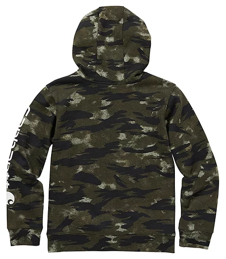 Carhartt Youth Camo Graphic Pullover Hoodie 4 Carhartt Youth Camo Graphic Pullover Hoodie - Image 2