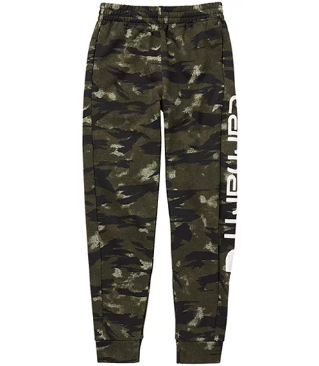 Carhartt Youth Boys' Camo Logo Sweatpants 3 Carhartt Youth Boys' Camo Logo Sweatpants