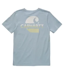 Carhartt Youth Boys' Gradient "C" Crewneck T Shirt