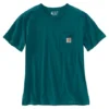 Carhartt Women's Heavyweight Crewneck Workwear Pocket Cotton T Shirt -Clothing Store 408895 103067 HA5 PROD 1 SHASPR