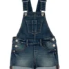 Youth Girls' Denim Overall Jean Shorts - Medium Wash 2 Youth Girls' Denim Overall Jean Shorts - Medium Wash -Clothing Store 409213 NISHA7058 200 PROD 1 MDWASH