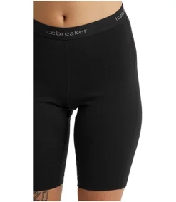 Icebreaker Women's 200 Oasis Base Layer Shorts -ONLINE ONLY -Clothing Store 409701 IB0A59KZ PROD 3 BLACK