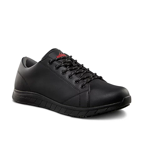 Men's Non Safety Anti-Slip FreshTech Lace Up Casual Work Shoes 3 Men's Non Safety Anti-Slip FreshTech Lace Up Casual Work Shoes