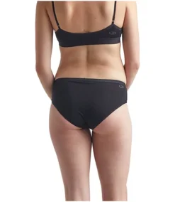 Icebreaker Women's Siren Hipkini Underwear -ONLINE ONLY 5 Icebreaker Women's Siren Hipkini Underwear -ONLINE ONLY -Clothing Store 409883 IB104704 PROD 2 BLACK
