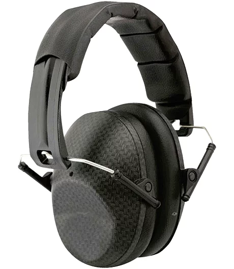 Low Profile Carbon Fibre Collapsible Earmuffs 3 Low Profile Carbon Fibre Collapsible Earmuffs