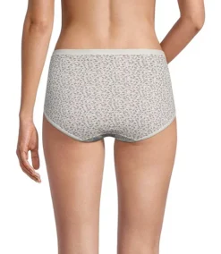 Women's 2 Pack Perfect Fit Cotton Stretch Hi Cut Panty Underwear