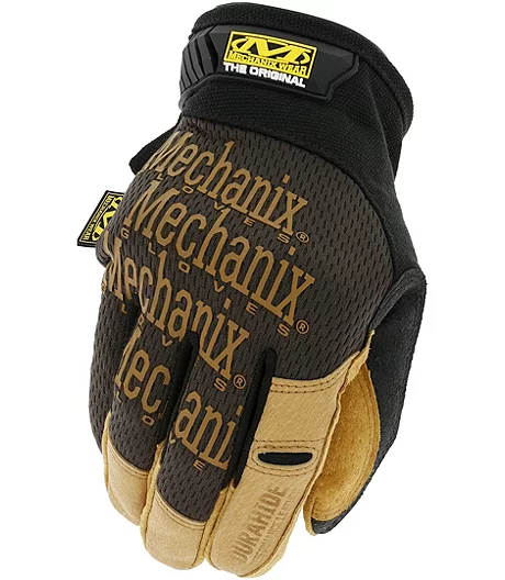 Mechanix Wear Unisex 1 Pair Durahide Leather Palm Utility Gloves - Tan Black 4 Mechanix Wear Unisex 1 Pair Durahide Leather Palm Utility Gloves - Tan Black - Image 2