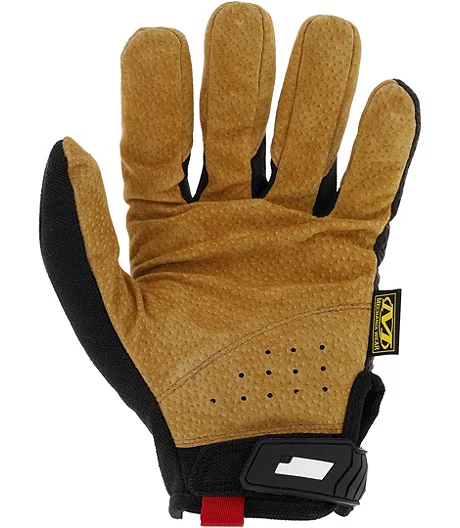 Mechanix Wear Unisex 1 Pair Durahide Leather Palm Utility Gloves - Tan Black 5 Mechanix Wear Unisex 1 Pair Durahide Leather Palm Utility Gloves - Tan Black - Image 3