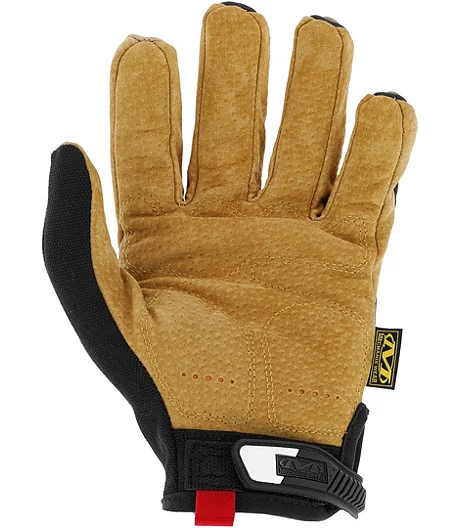 Mechanix Wear Unisex 1 Pair Impact Pro Trekdry Durahide Leather Utility Gloves - Tan Black 5 Mechanix Wear Unisex 1 Pair Impact Pro Trekdry Durahide Leather Utility Gloves - Tan Black - Image 3