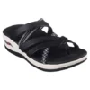 Skechers Women's Arch Fit Sunshine Sandals - Black White -Clothing Store 415381 163386 BLK 1 PROD 1 BLKWHT