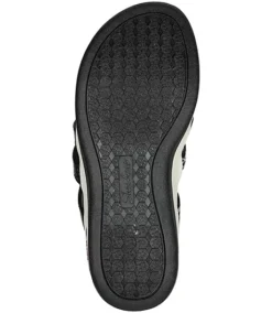 Skechers Women's Arch Fit Sunshine Sandals - Black White -Clothing Store 415381 163386 BLK 1 PROD 4 BLKWHT