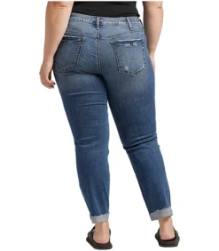 Women's Suki Mid Rise Straight Leg Jeans Plus Size - ONLINE ONLY