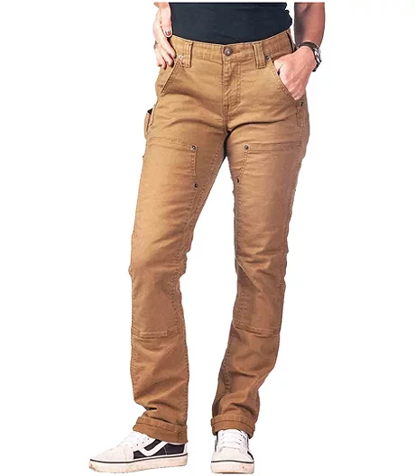 Women's Maven X Canvas Mid Rise Slim Leg Work Pants 4 Women's Maven X Canvas Mid Rise Slim Leg Work Pants - Image 2