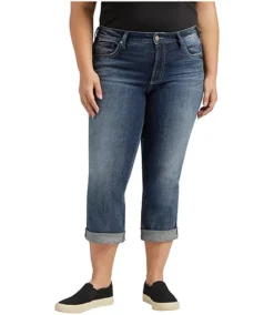 Women's Avery Curvy Fit High Rise Capri Jeans - Plus Size