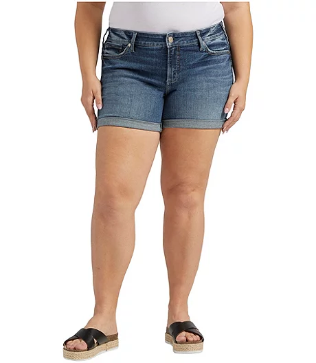 Women's Britt Curvy Fit Low Rise Jean Shorts - Plus Size 4 Women's Britt Curvy Fit Low Rise Jean Shorts - Plus Size - Image 2