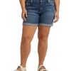 Women's Boyfriend Mid Rise Jean Shorts - Plus Size -Clothing Store 421541 W53608EPX333 PROD 1 INDIGO