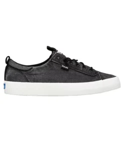 Keds Women's Kickback Canvas Sneakers - Black -Clothing Store 423233 WF66040 PROD 2 BLACK
