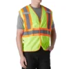 Men's BTE Hi-Vis Safety Vest 2 Men's BTE Hi-Vis Safety Vest -Clothing Store 81365 6110 PROD 1 FLRGRN